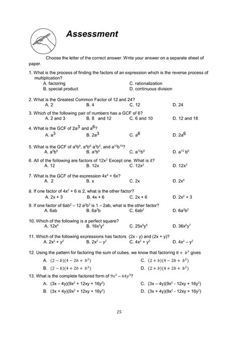 grade 8 jakol|Quarter 1 Module 1A Factoring Polynomials .